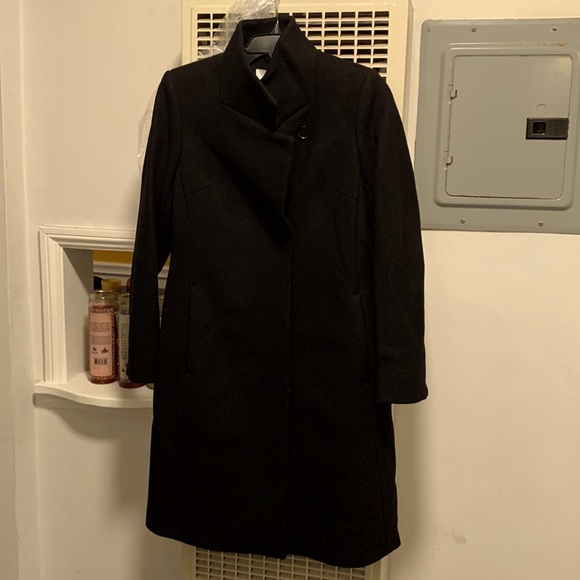Reiss Marcie wool blend coat black - Picture 8 of 8